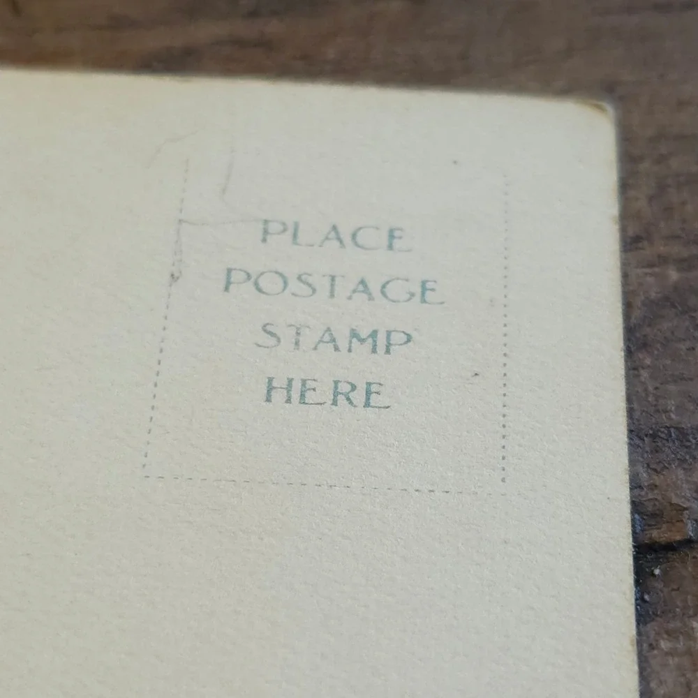 Antique Halloween Postcard Wolf & Co NY Child Ghost Pumpkin Poem Unposted 1910s